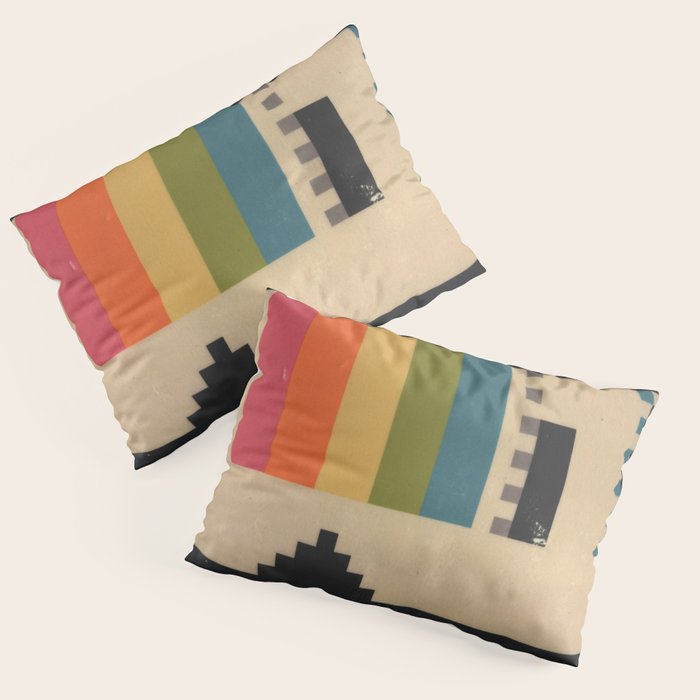 VHS Pixels Pillow Sham Gallery Image 3