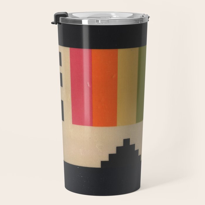 VHS Pixels Travel Mug Gallery Image 3