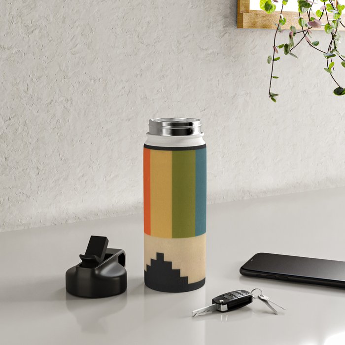 VHS Pixels Water Bottle Gallery Image 4