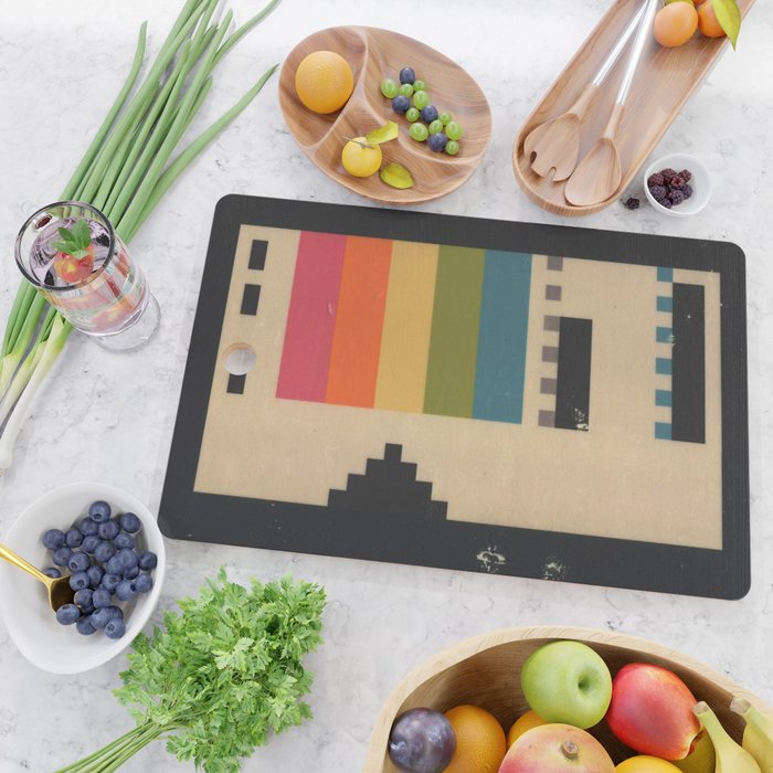 VHS Pixels Cutting Board Gallery Image 2