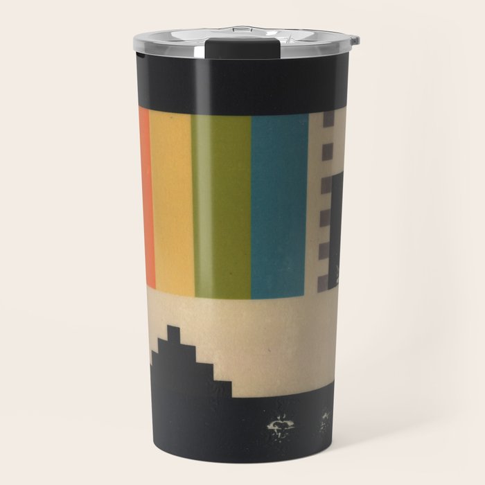 VHS Pixels Travel Mug Gallery Image 1