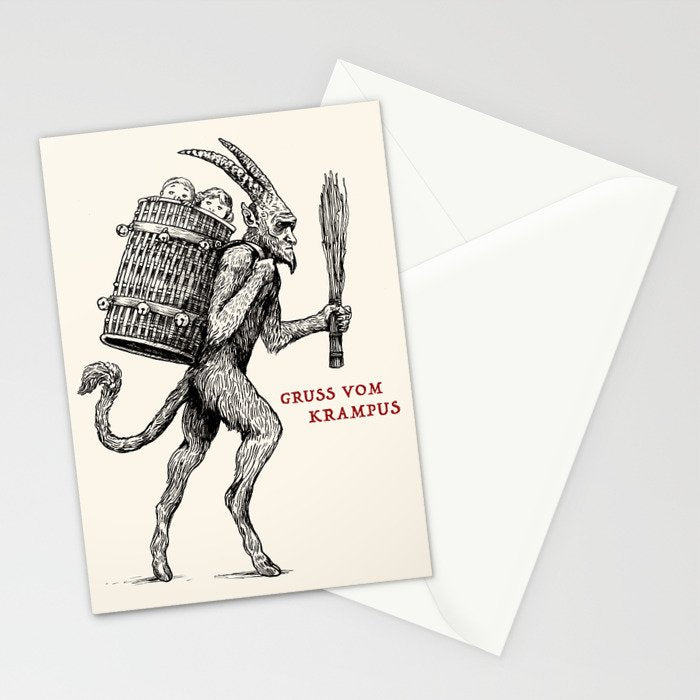 Gruss vom Krampus Stationery Card Gallery Image 2