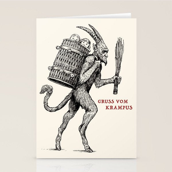 Gruss vom Krampus Stationery Card Gallery Image 2