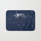 starry jellyfish Bath Mat Gallery Image 1