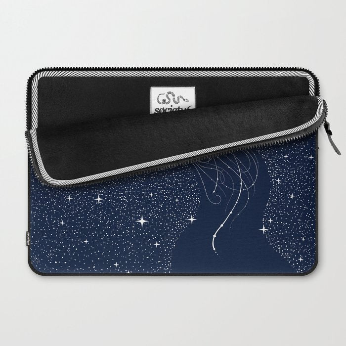 starry jellyfish Laptop Sleeve Gallery Image 2