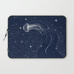 starry jellyfish Laptop Sleeve Gallery Image 1