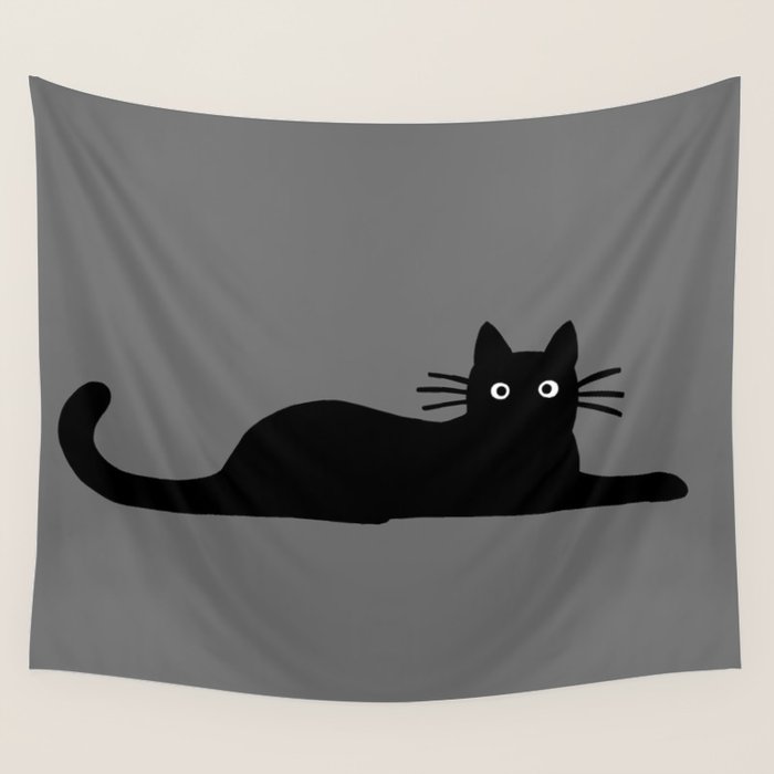 Black Cat(s) Wall Tapestry Gallery Image 4