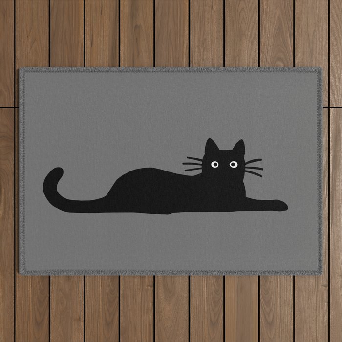 Black Cat(s) Outdoor Rug Gallery Image 1