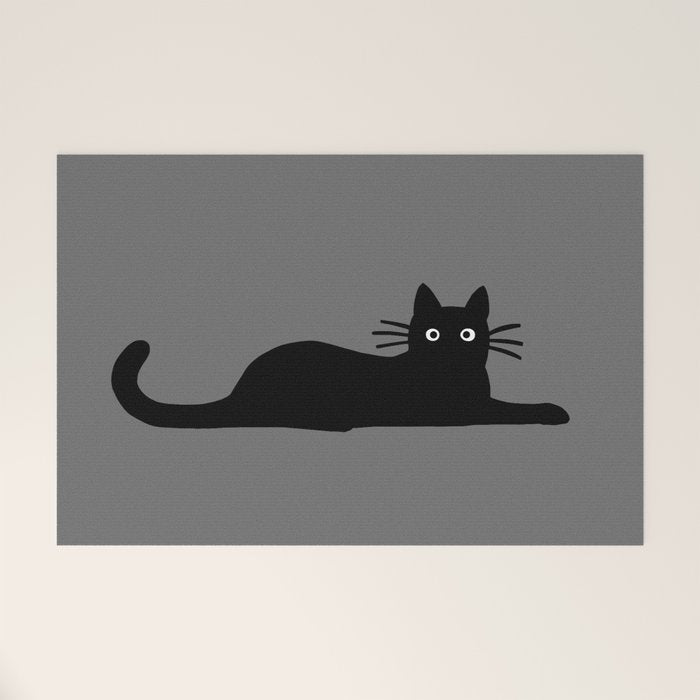 Black Cat(s) Welcome Mat Gallery Image 1