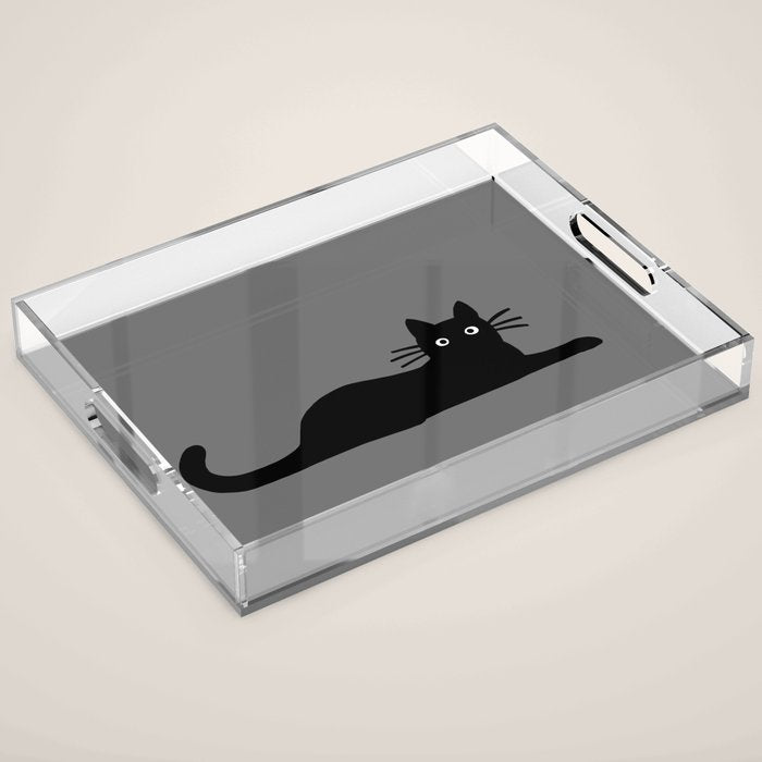 Black Cat(s) Acrylic Tray Gallery Image 1