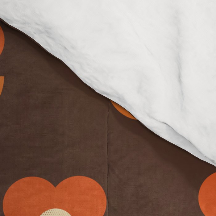 70s Flower Pattern #1 Comforter Gallery Image 4