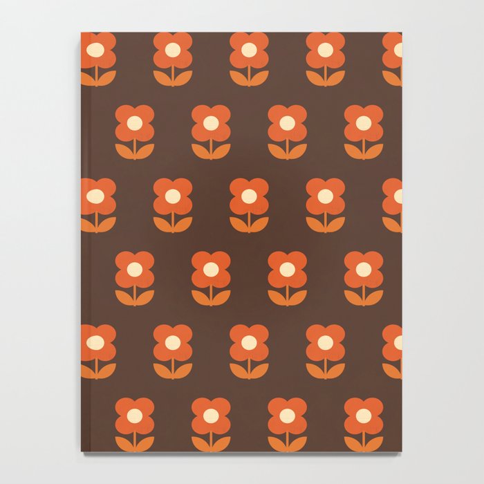 70s Flower Pattern #1 Notebook Gallery Image 4