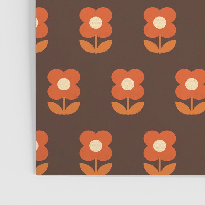 70s Flower Pattern #1 Poster Gallery Image 3