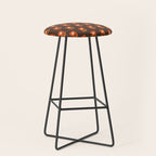 70s Flower Pattern #1 Stool Gallery Image 1