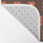 70s Flower Pattern #1 Bath Mat Gallery Image 2