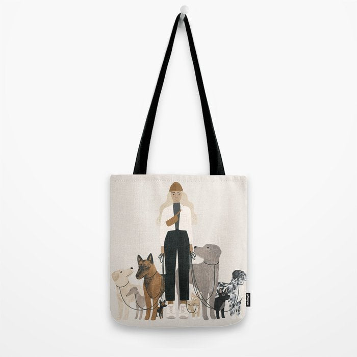 dog walker Tote Bag Gallery Image 2