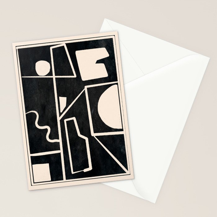 Modern Abstract Minimal Shapes 39 Stationery Card Gallery Image 2