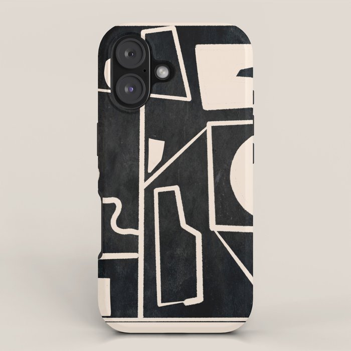 Modern Abstract Minimal Shapes 39 iPhone Case Gallery Image 1