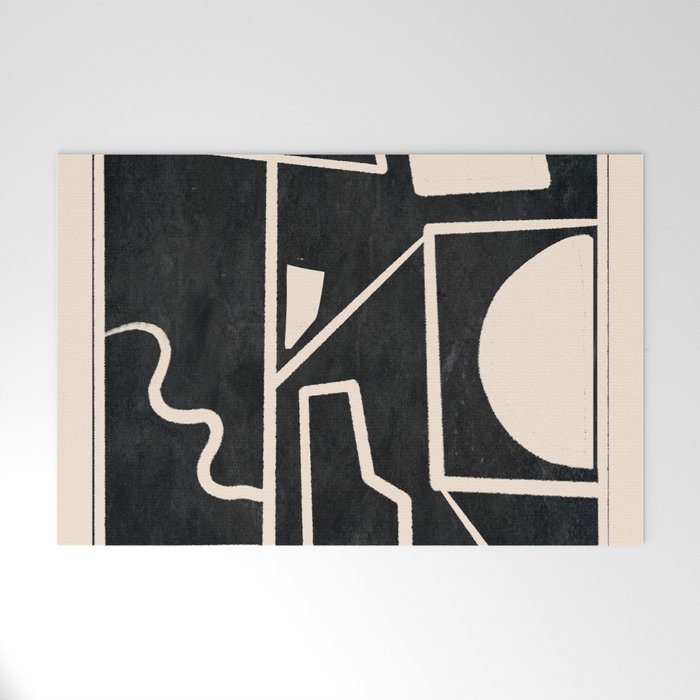 Modern Abstract Minimal Shapes 39 Welcome Mat Gallery Image 1