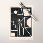 Modern Abstract Minimal Shapes 39 Wrapping Paper Gallery Image 1