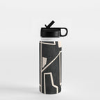 Modern Abstract Minimal Shapes 39 Water Bottle Gallery Image 1