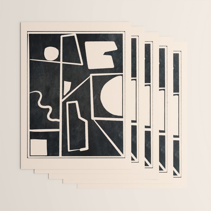 Modern Abstract Minimal Shapes 39 Wrapping Paper Gallery Image 3