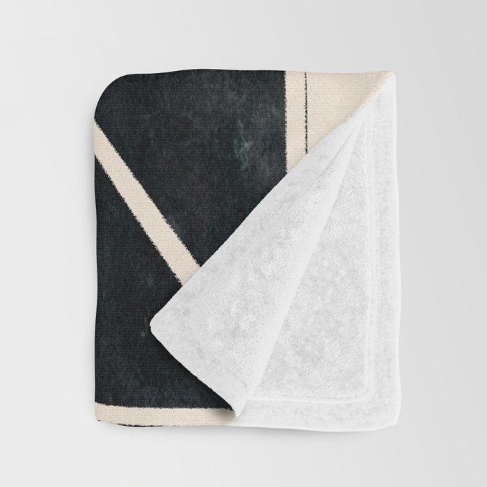 Modern Abstract Minimal Shapes 39 Throw Blanket Gallery Image 3