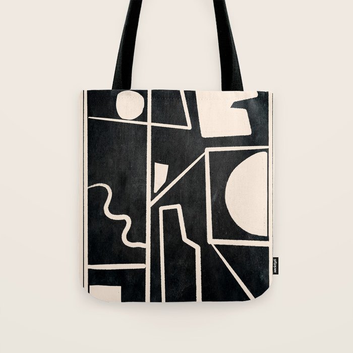 Modern Abstract Minimal Shapes 39 Tote Bag Gallery Image 1