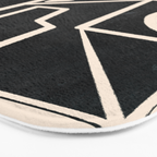 Modern Abstract Minimal Shapes 39 Bath Mat Gallery Image 3