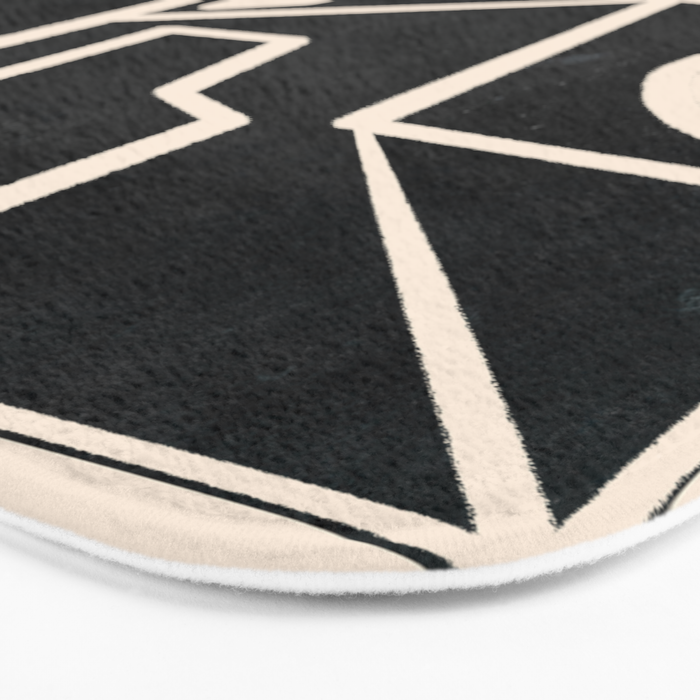 Modern Abstract Minimal Shapes 39 Bath Mat Gallery Image 3