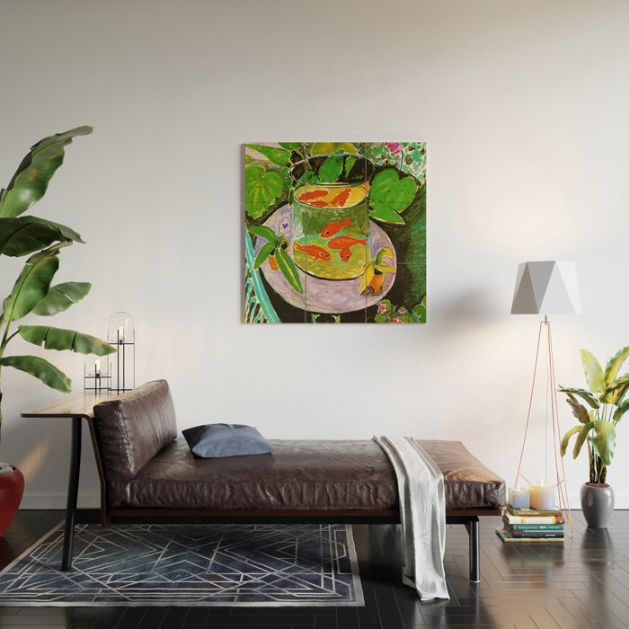 Henri Matisse Goldfish Wood Wall Art Gallery Image 2