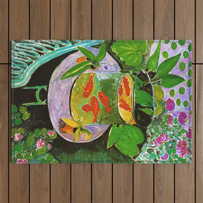 Henri Matisse Goldfish Outdoor Rug Gallery Image 1