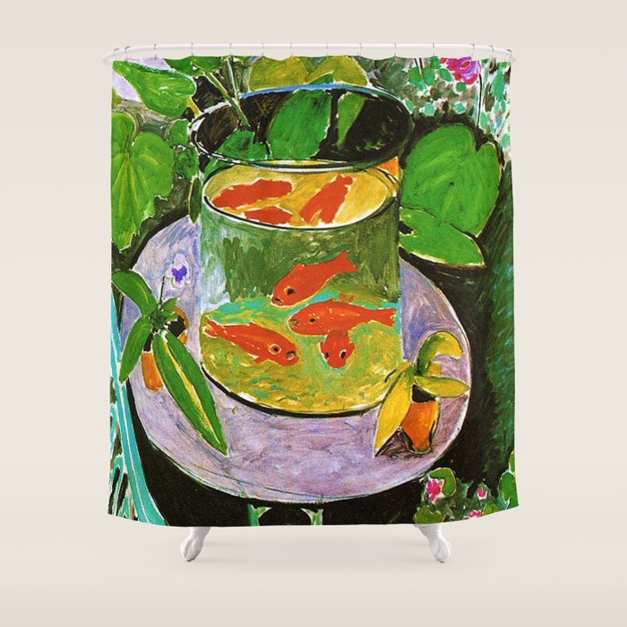 Henri Matisse Goldfish Shower Curtain Gallery Image 1