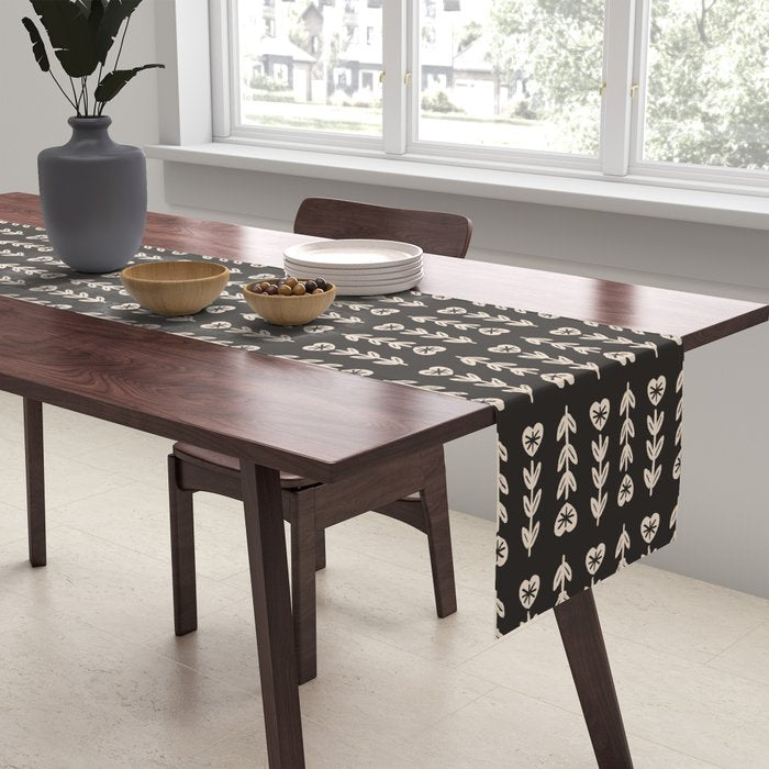 Luna Moth - Black Table Runner Gallery Image 2