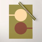 Mid Century 32D Wrapping Paper Gallery Image 1