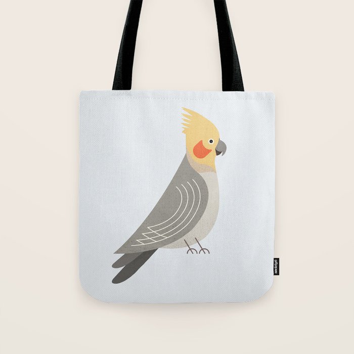 Whimsy Cockatiel Tote Bag Gallery Image 1