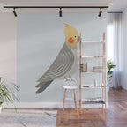Whimsy Cockatiel Wall Mural Gallery Image 1