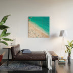Beach Aesthetic Photography - Aerial View Wood Wall Art Gallery Image 2