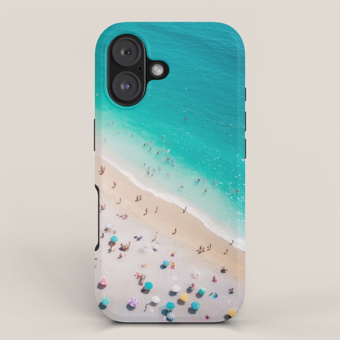 Beach Aesthetic Photography - Aerial View iPhone Case Gallery Image 1