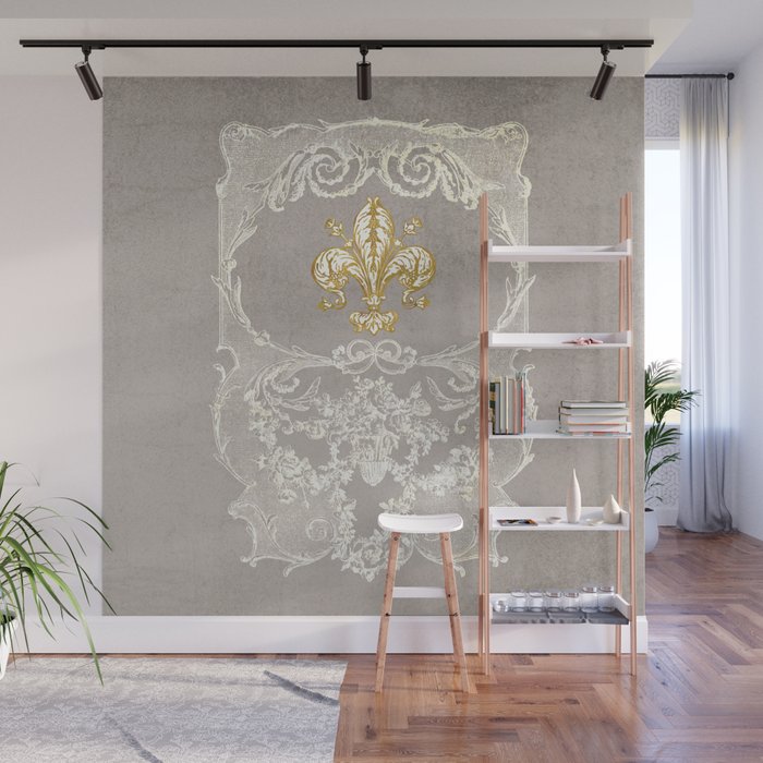 Fleur De Lis Wall Mural Gallery Image 1
