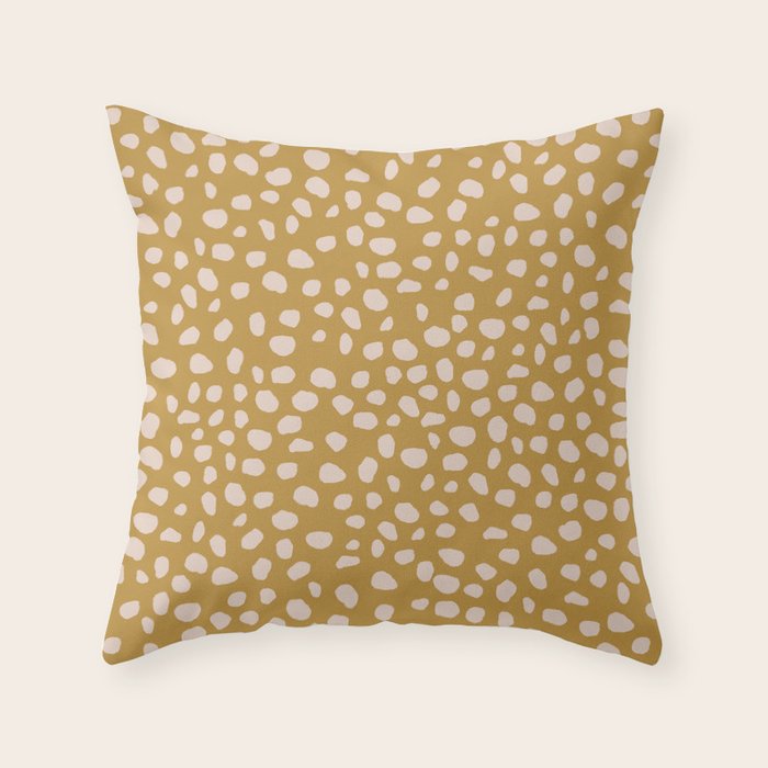Jaguar | Yellow Throw Pillow Gallery Image 6