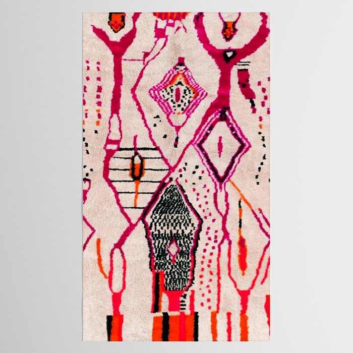 Heritage Oriental Moroccan Carpet Design Tablecloth Gallery Image 2