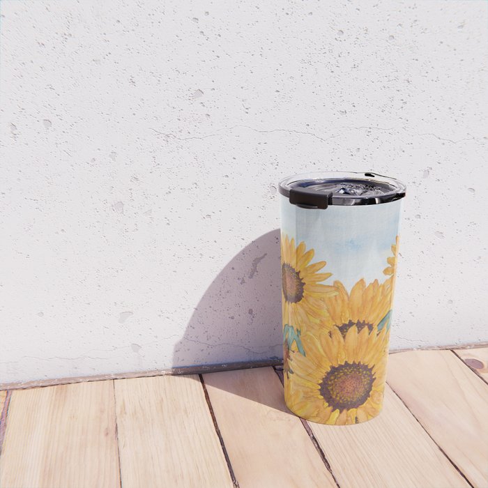 Sunflower_07 Travel Mug Gallery Image 4