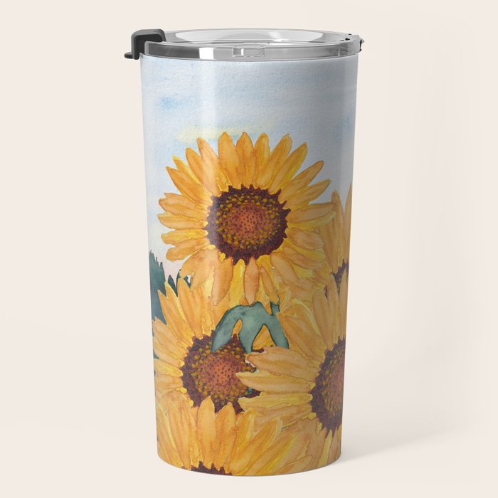 Sunflower_07 Travel Mug Gallery Image 3