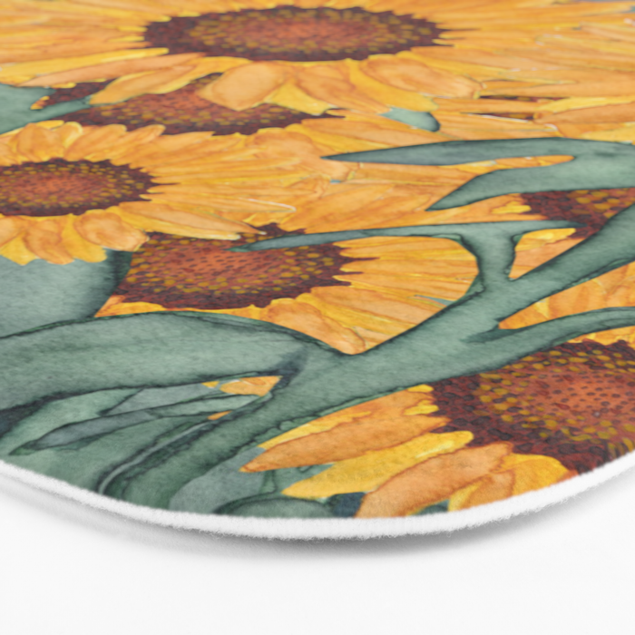 Sunflower_07 Bath Mat Gallery Image 3