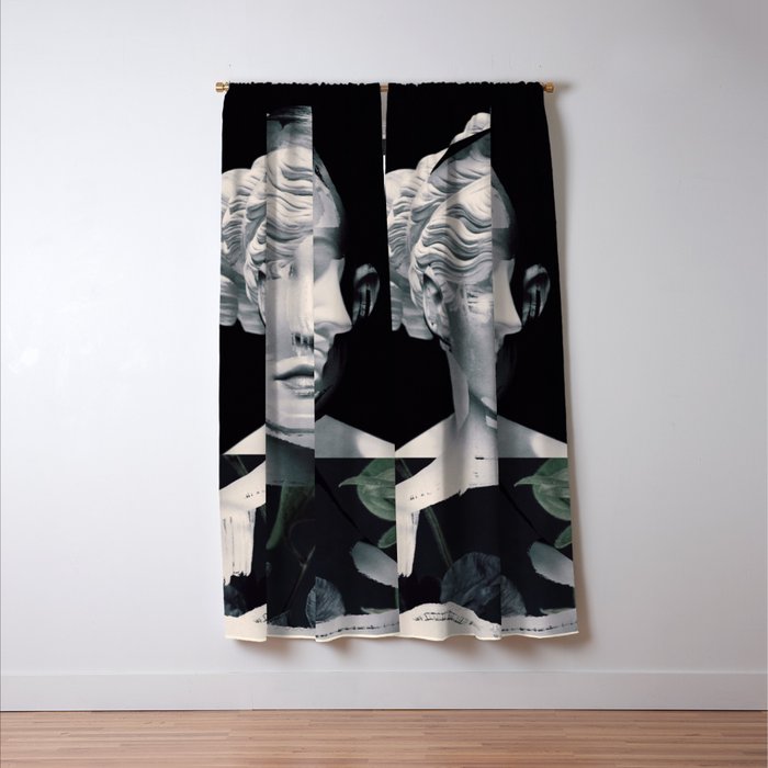 Abstract Portrait 10 Window Curtain Gallery Image 3