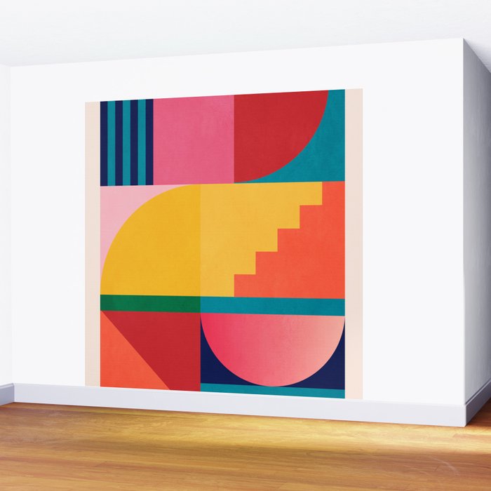 Geometric Shapes 39 Wall Mural Gallery Image 2