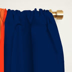 Classic 70s Style Abstract Rainbow Retro Stripes Pixel Drops - Ayako Window Curtain Gallery Image 2