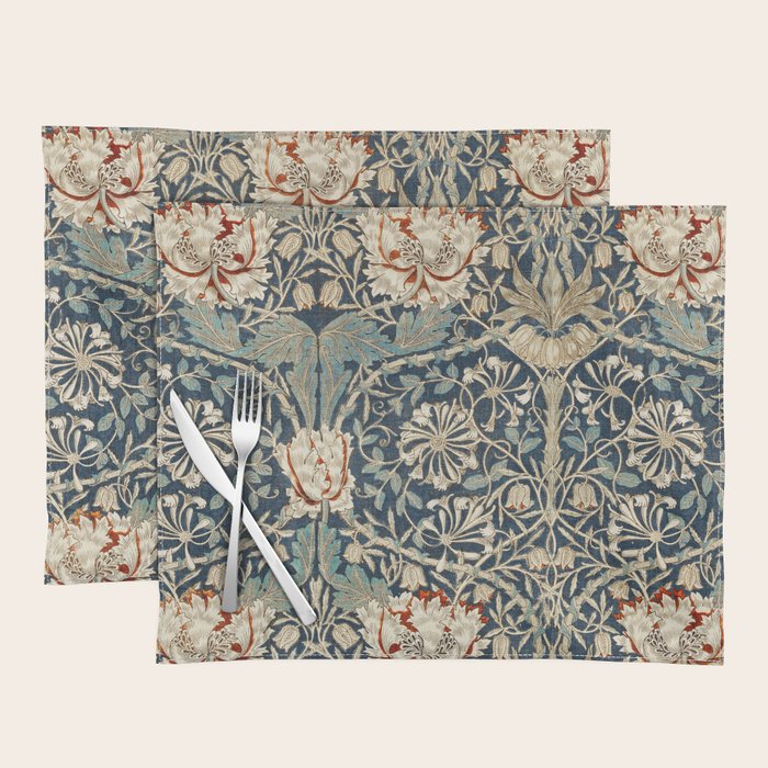 William Morris Honeysuckle  1876 Placemat Gallery Image 1