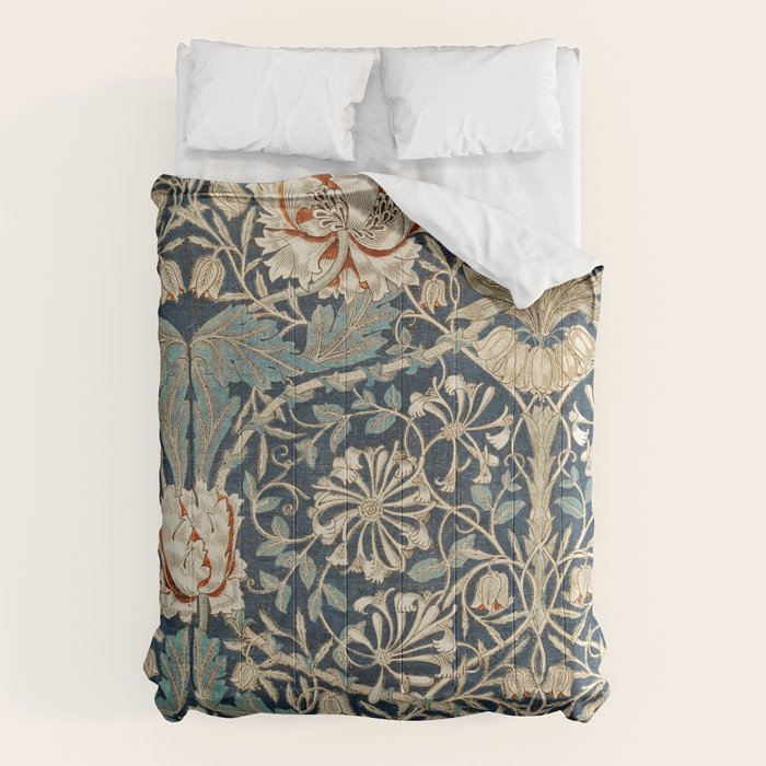 William Morris Honeysuckle  1876 Comforter Gallery Image 1